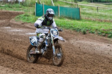 Windsberg, Almanya-29 Haziran 2019: Windsberg 'de Motocross eğitimi