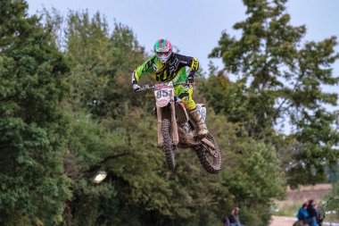 Windsberg, Almanya-29 Haziran 2019: Windsberg 'de Motocross eğitimi