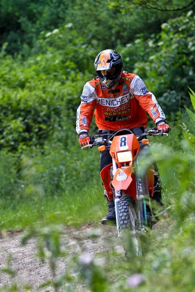 Warching, Almanya-Haziran 29, 2019: Motocross eğitim içinde Warching