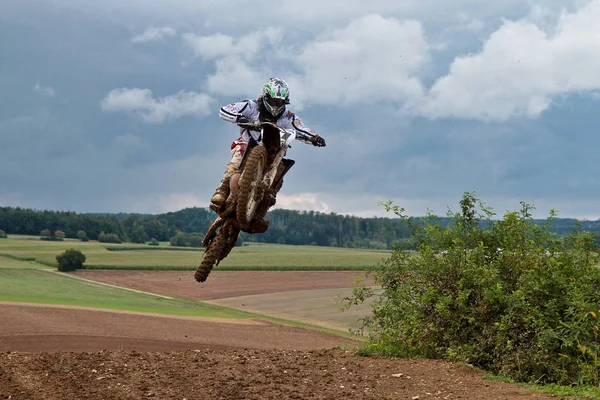Windsberg, Almanya-29 Haziran 2019: Windsberg 'de Motocross eğitimi