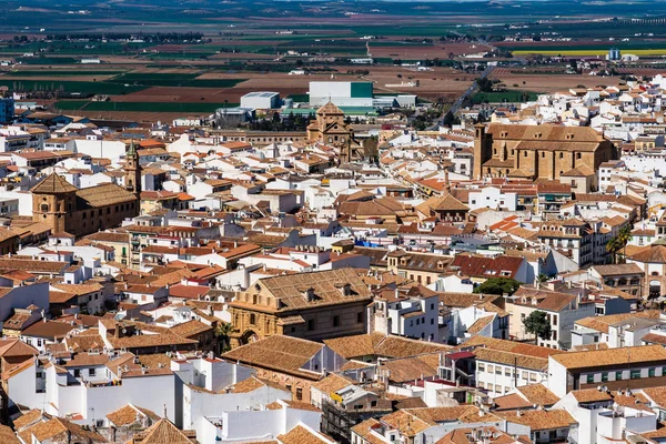 Blick auf die Stadt Antequera in Malaga, Andalusien, Spanien — Stockfoto