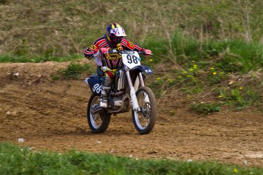 Windsberg, Almanya-29 Haziran 2019: Windsberg 'de Motocross eğitimi