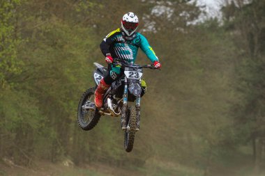 Warching, Almanya-Haziran 29, 2019: Motocross eğitim içinde Warching