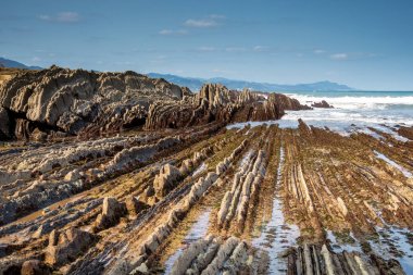 Zumaia - Bask ülke, İspanya Itzurum Flysch