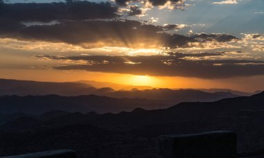 günbatımı Lalibela, Etiyopya Dağlık