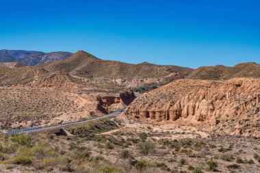 Tabernas çölü, İspanyol Desierto de Tabernas, Endülüs, İspanya