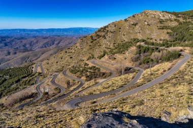 Alto de Velefique, Sierra de Los Filabres, Almeria, Endülüs, İspanya