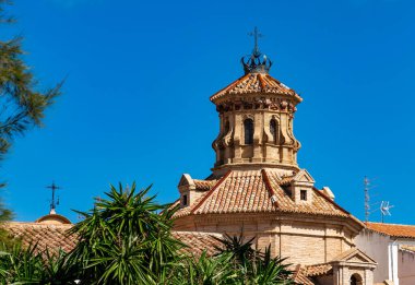 Antequera'daki San Sebastian kilise kulesi, Malaga Eyaleti, Endülüs, İspanya