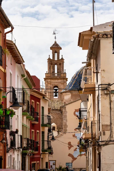 Ulice Finestrat poblíž Alicante ve Španělsku — Stock fotografie