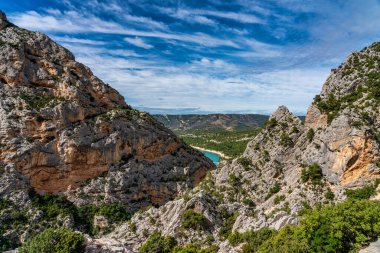 Verdon Gorge, Fransız Alpleri Gorges du Verdon, Provence, Fransa
