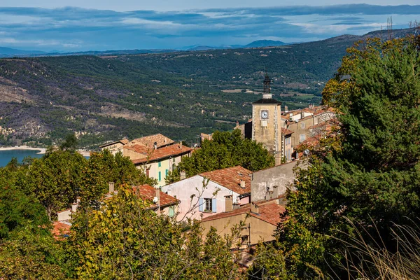Aiguines dans les gorges du Verdon dans les Alpes françaises, Provence, France — Photo
