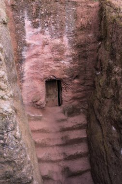 Bete amanuel, Lalibela 'da monolitik kilise, Etiyopya