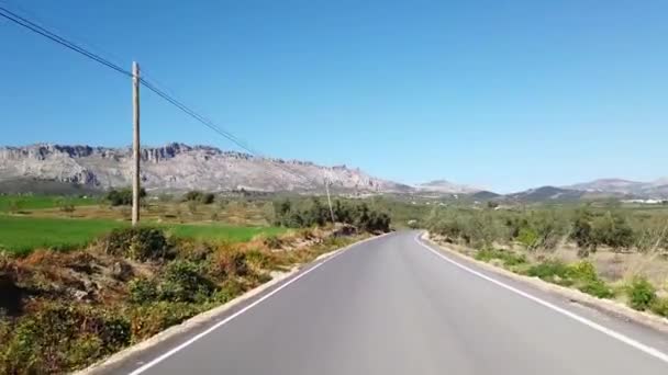 Torcal Antequera Provincie Malaga Španělsko Jedinečný Tvar Skal Způsoben Erozí — Stock video