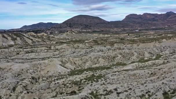 Badlands Abanilla Mahoya Murcia Region Spain — Stok Video