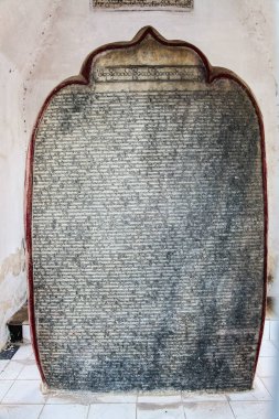 Mandalay, Myanmar 'daki Kuthodaw' daki Beyaz stupa tapınağı, Asya 'daki eski Burma.