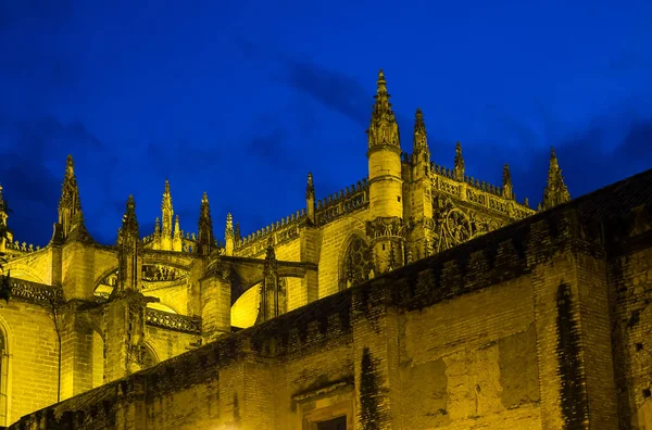 Catedral Católica Santa Maria Catedral Santa Maria Sede Sevilha Andaluzia — Fotografia de Stock