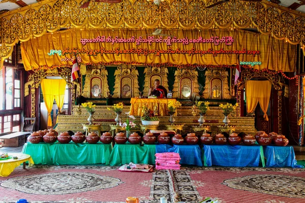 Mawlamyine Myanmar Nov 2019 Kyaik Tan Lan Kyaikthanlan Pagoda Mawlamyine — Stock Photo, Image