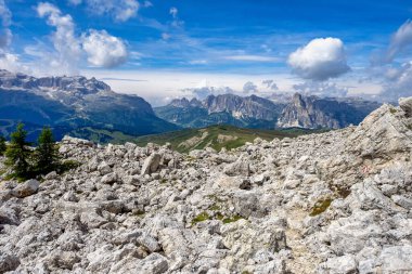 Dolomites Dağları, Passo Valparola Cortina d 'Ampezzo yakınlarında, Belluno, İtalya