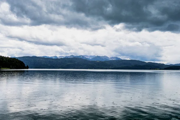 Blick Vom Jochberg Auf Den Walchensee Bayern Deutschland — Stockfoto