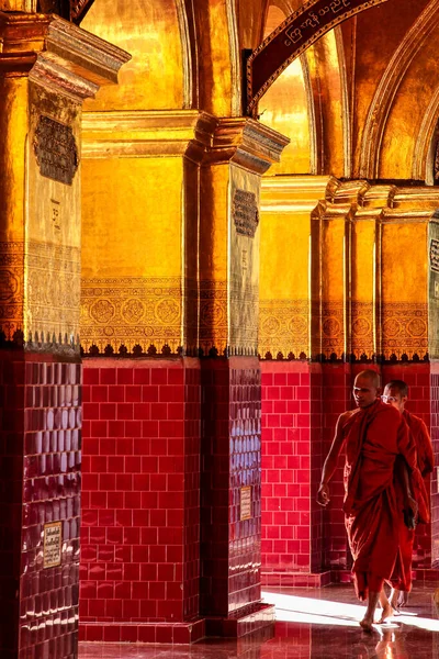 Mandalay Mianmar Novembro 2019 Mahamuni Pagoda Mandalay Mianmar Antiga Birmânia — Fotografia de Stock