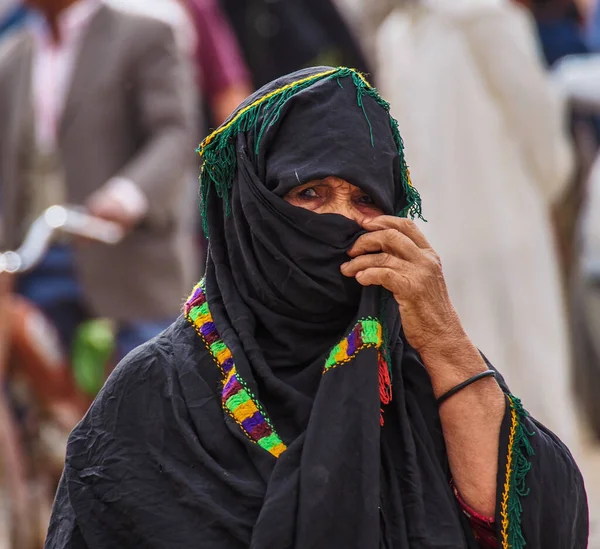 Erfoud Maroc Oct 2019 Résidents Locaux Route Des Mille Kasbahs — Photo