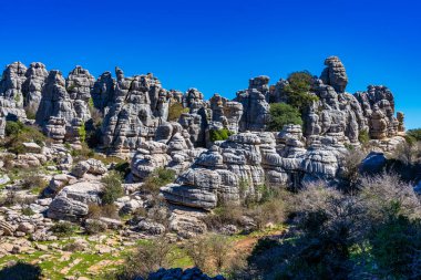 Kayaların eşsiz şekli, 150 milyon yıl önce Jurasik Çağı sırasında meydana gelen erozyondan kaynaklanmaktadır. Tüm dağ, deniz suyu altındaydı. Torcal de Antequera