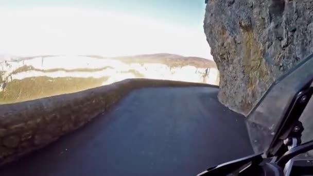 Französische Landschaft Combe Laval Col Del Machine Fahren Sie Durch — Stockvideo