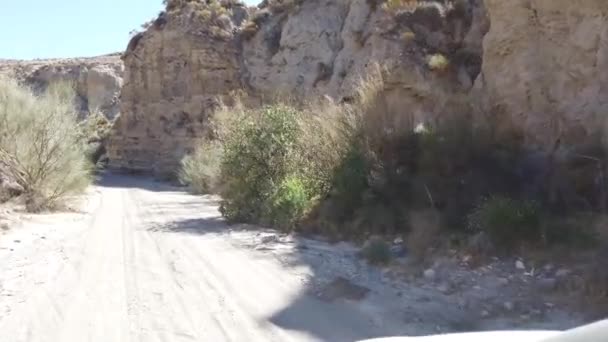 Tabernas Çölü Spanyol Desierto Tabernas Endülüs Avrupa Sadece Çöl Almerya — Stok video