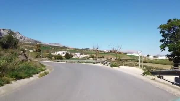 Torcal Antequera Provinsen Malaga Spanien Stenarna Unika Form Beror Erosion — Stockvideo