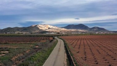 Kanada 'da manzara De La Lena, İspanya' da Murcia bölgesi, Avrupa