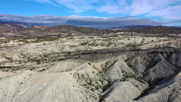 Die Badlands Von Abanilla Und Mahoya Der Region Murcia Spanien — Stockvideo