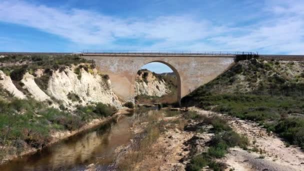 Ponte Ascoy Vicino Cieza Nella Regione Murcia Spagna — Video Stock