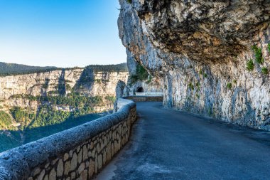 Vercors 'un Fransa' daki manzarası - Combe Laval, Col del la Machine, Fransa, Avrupa