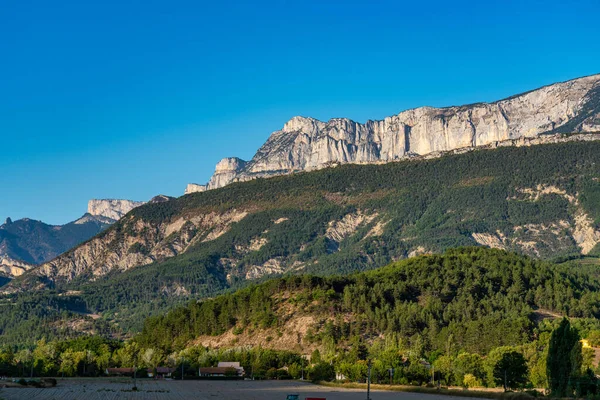 Vista Del Paisaje Montmaur Diois Vercors Alpes Franceses Francia Europa — Foto de Stock