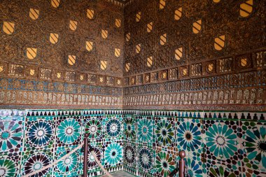 Mudejar Capilla San Bartolome Şapeli Cordoba 'da, Endülüs İspanya' da.