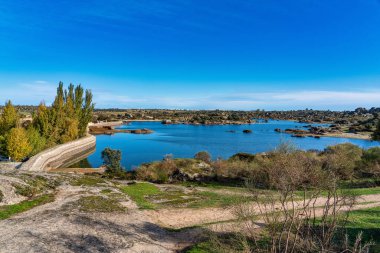 Los Barruecos Doğal Anıtı, Malpartida de Caceres, İspanya Extremadura.
