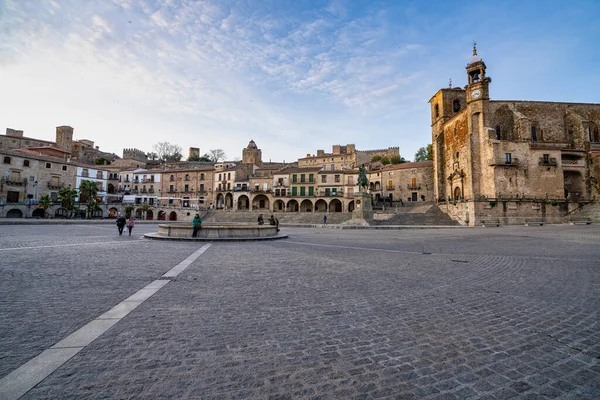 Trujillo España Noviembre 2019 Vista Plaza Mayor Trujillo Cáceres Extremadura — Foto de Stock