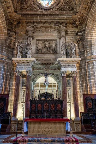 Jerez Frontera Spain Nov 2019 Interior Jerez Frontera Cathedral Catedral — Stock Photo, Image