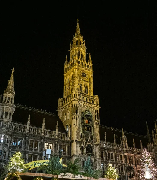 München Németország 2019 December Gyönyörű Karácsonyi Vásár Münchenben Bajorország Németország — Stock Fotó