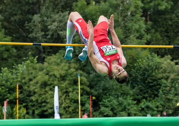 Регенсбург Германия Июля 2019 Года Чемпионат Баварии Прыжкам Высоту — стоковое фото