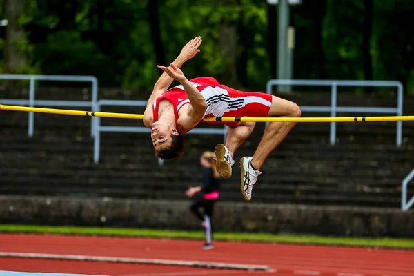 Regensburg Germany July 2019 Bavarian Athletics Championship High Jump Event — Stock Photo, Image