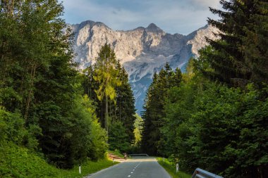 Güzel dağ manzarası. Jezerski Vrh tepesinden Lovcen Ulusal Parkı, Seeberg eyeri. Karadağ ve Slovenya