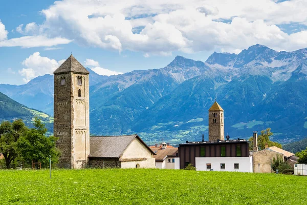 Val Venosta Vinschgau Alto Adige Italy View Mals South Tyrol — Stock Photo, Image