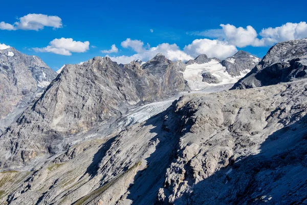 Italie Parc National Stelvio Route Célèbre Vers Col Stelvio Dans — Photo