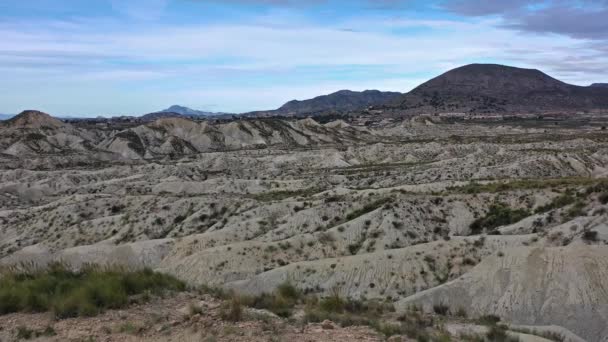 Las Badlands Abanilla Mahoya Región Murcia España — Vídeo de stock