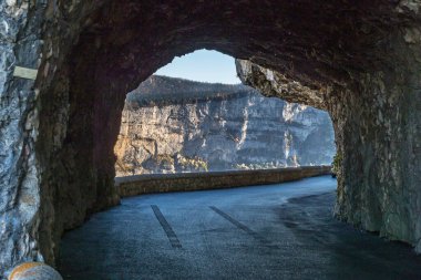 Vercors 'un Fransa' daki manzarası - Combe Laval, Col del la Machine, Fransa, Avrupa