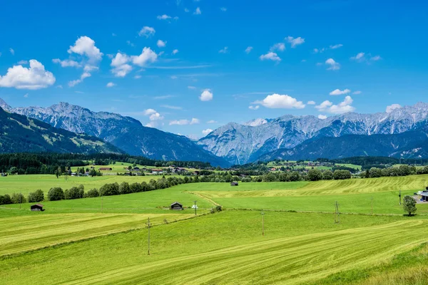Paysage Automnal Dans Les Alpes Autrichiennes Dans Région Saalfelden District — Photo