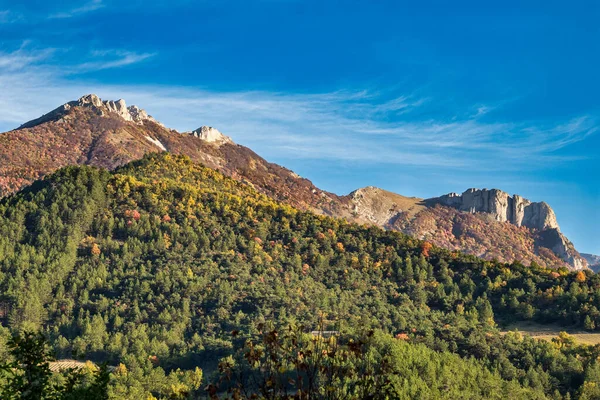 Fransız Kırsalında Albay Rousset Vercors Tepelerinin Panoramik Manzarası Marly Hills — Stok fotoğraf