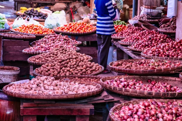 Αγορά Τροφίμων Στο Pyin Lwin Maymyo Shan State Myanmar Πρώην — Φωτογραφία Αρχείου