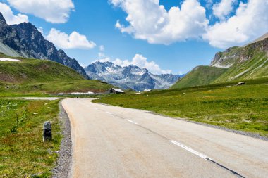 Kanton grisonlarındaki albula geçidi görüntüsü - İsviçre, Avrupa